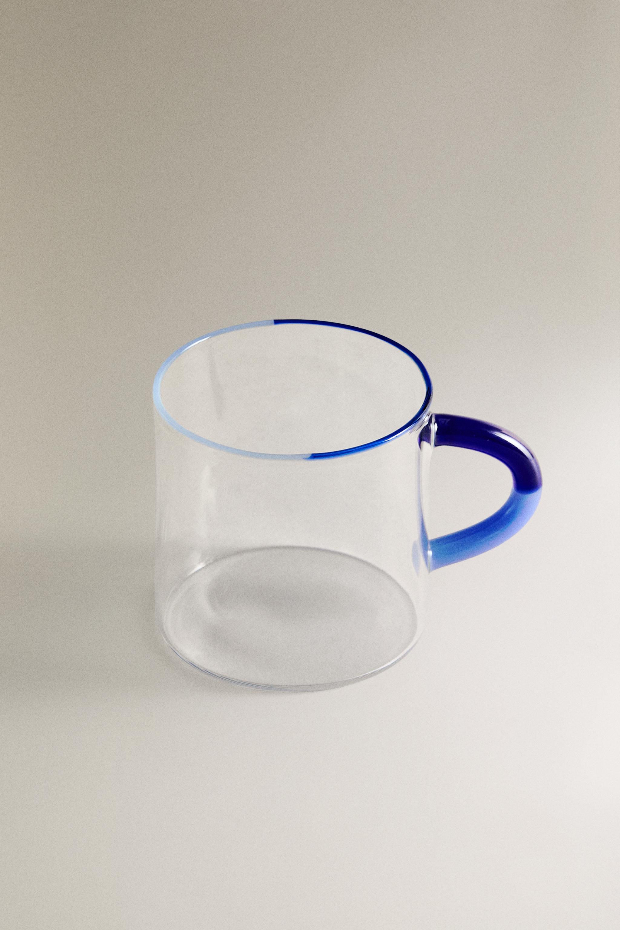 TASSE BOROSILICATE POIGNÉE COULEURS